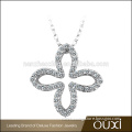 OUXI High Quality Wholesale Modern Jewelry Crystal Flower Necklace